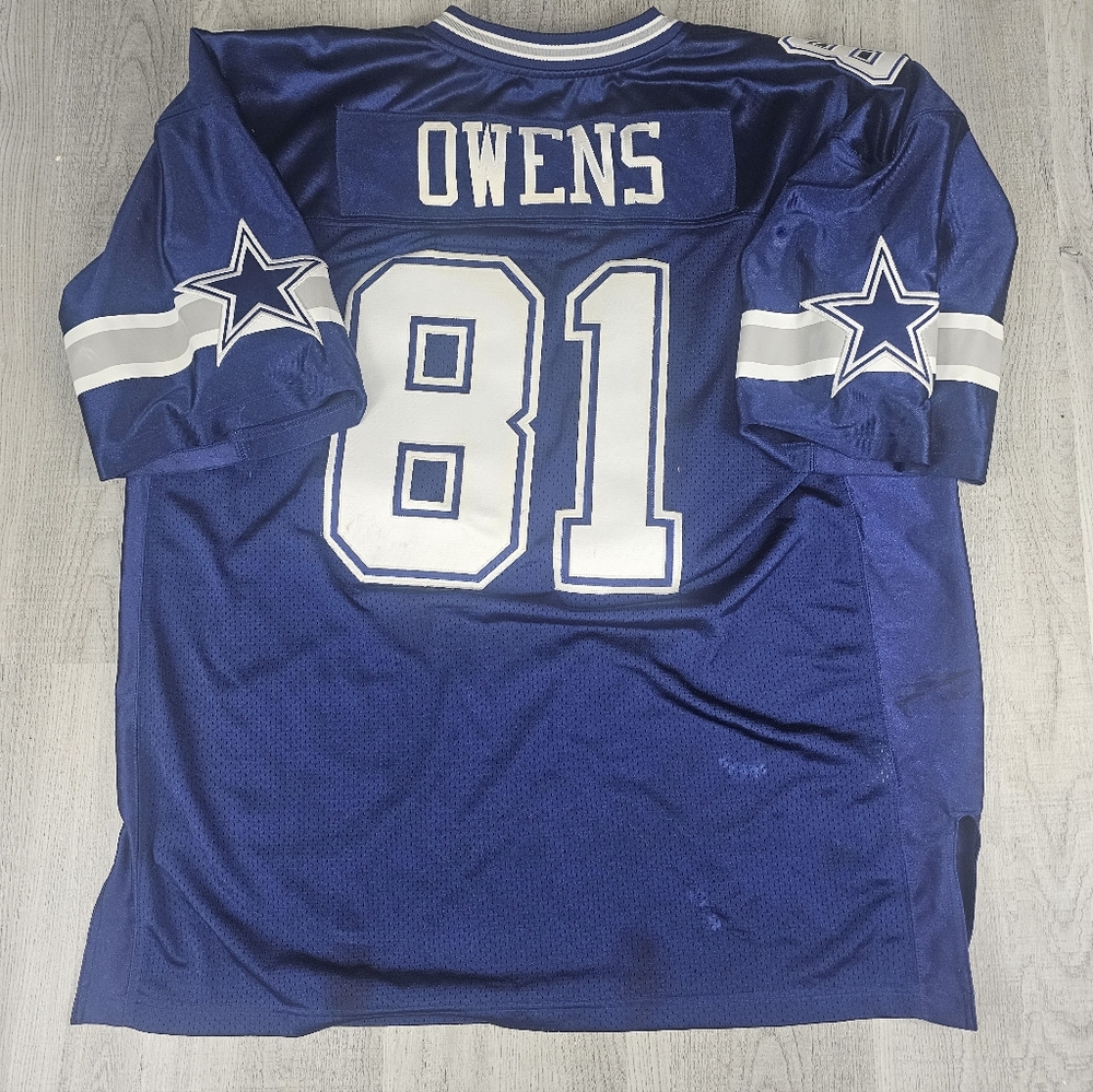 100% Authentic Mitchell & Ness 2007 Terrell Owens Dallas Cowboys Jersey SZ 56 3X